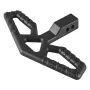 Hitch Step for 5 cm Receiver, Universal Rear Bumper Guard Protector with 159 kg Load Capacity, Wide & Non-Slip Tow Hitch Step wi