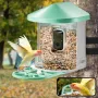 VEVOR Smart Bird Feeder med kamera, 2K HD AI Identificer 10.000+ fuglearter, solcelledrevet fuglekiggerkamera med Auto Captur