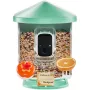 VEVOR Smart Bird Feeder with Camera, 2K HD AI Identify 10,000+ Bird Species, Solar-Powered Bird Watching Camera with Auto Captur