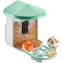 Smart Bird Feeder med kamera, 2K HD AI Identificer 10.000+