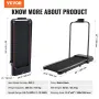 Walking Pad, Under Desk Treadmill for Home Office, Working Walking Running Machine, 265 Lbs Capacity Folding Treadmill, 2.5HP 2 