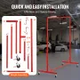 Painting Rack, 5 ft-7 ft Adjustable Height, 66 lbs Capacity Automotive Paint Rack Stand, 8 Hooks Painting Drying Rack with 4 Swi