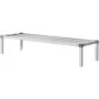 Aluminum Dunnage Rack, 60” x 20” Commercial Food Floor Rack, 12” Off the Floor, 1000 lbs Capacity All-Welded Aluminum Storage Ra