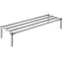 aluminiumsstativ, 60" x 20" kommercielt madgulvsstativ, 12" fra