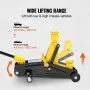 Low Profile Floor Jack 2 Ton (4400 lbs), Heavy Duty Iron