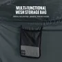 4 Doors Bed Tent Breathable Tent Light Blackout with 0.28 in Fiber Poles 190x137x119cm
