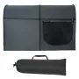4 Doors Bed Tent Breathable Tent Light Blackout with 0.28 in Fiber Poles 190x137x119cm