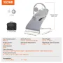 Baby Bouncer, Folde Bouncer Seat til babyer 0-9 måneder