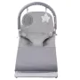 VEVOR Baby Bouncer, Folding Bouncer Seat for Babies 0-9 Months, Newborn Bouncer Chair with 2 Reclining Angles & Rotatable Toy Ba