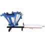 4 Farve 1 Station Silk Screening Screenprint Press Screen