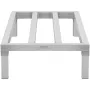 Aluminum Dunnage Rack, 48” x 20” Commercial Food Floor Rack, 8” Off the Floor, 1800 lbs Capacity All-Welded Aluminum Storage Rac
