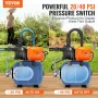 VEVOR 745 W(1 HP) Shallow Well Pump with Pressure Tank, 63 L/min(1000 GPH), Automatic Irrigation Water Booster Pump with 50 m(16