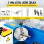 Drejebane chuck 8 "3 kæbe selvcentrerende metal, der drejer CNC
