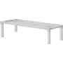 aluminiumsstativ, 48" x 20" kommercielt madgulvsstativ, 12" fra
