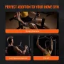LAT Pulldown Attachments, Cable Machine Rowing T-bar V-bar 5 Set, Tricep Pull Down Bar, Back Strength Training Rubber Coated Han