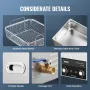 15L Ultrasonic Cleaner with Heater Timer & Basket, Professional Digital Sonic Cavitation Machine, 360W Cleaning Machine for Lab 