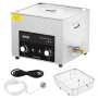 VEVOR 15L Ultrasonic Cleaner with Heater Timer & Basket, Professional Digital Sonic Cavitation Machine, 360W Cleaning Machine fo