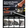 VEVOR Electric Hydraulic Rebar Cutter, 1000W Portable Rebar Cutter, Cutting up to 5/8 Inch (4-16mm) 5 Rebar within 2 Seconds, Hi