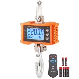 Digital Crane Scale Industrial Hanging Scale 2200 lbs/1000 kg Heavy Duty