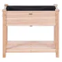Træhøjbed plantekasse 91x43x81 cm blomster grøntsager urter
