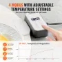 Electric Warming Tray, Food Warming Mat for Buffet, Rollable & Portable Silicone Food Warmer with 4 Adjustable Temperature Setti