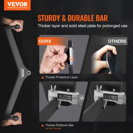 LAT Pulldown-tilbehør, Kabelmaskine Roning V-stang-tilbehør
