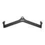 LAT Pulldown Attachment, Cable Machine Rowing V-bar Attachment, Tricep Pull Down Bar, Back Strength Training Rubber Coated Handl