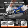 VEVOR Electric Hydraulic Rebar Cutter, 1000W Portable Rebar Cutter, Cutting up to 5/8 Inch (4-16mm) 5 Rebar within 2 Seconds, Hi
