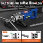 VEVOR Electric Hydraulic Rebar Cutter, 1000W Portable Rebar Cutter, Cutting up to 5/8 Inch (4-16mm) 5 Rebar within 2 Seconds, Hi