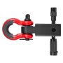 2" Trailer Shackle Hitch Receiver D-Ring Recovery for Truck Jeep 66000 lbs