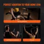 VEVOR LAT Pulldown-tilbehør, Kabelmaskine Roning V-stang-tilbehør, Tricep Pull Down-stang, Rygstyrketræning gummibelagt