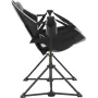 Reclining Camping Chair, 300 lbs Load Camping Hammock Chair, Rocking Lounge Folding Chair with Cup Holder Storage Bag Headrest &