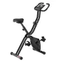 Folding Exercise Bike, Foldable Fitness Stationary Bike, Adjustable Magnetic Resistance Stationary Bike, Upright Indoor Cycling 