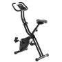 Folding Exercise Bike, Foldable Fitness Stationary Bike, Adjustable Magnetic Resistance Stationary Bike, Upright Indoor Cycling 