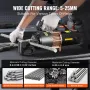 VEVOR Electric Hydraulic Rebar Cutter, 2000W Portable Rebar Cutter, Cutting up to 1 Inch 8 4-25mm Rebar within 3.5 Seconds, High