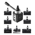 Quick Change Tool Post Set 8 Pcs Lathe Tool Holders for 6"-12" Mini Lathe