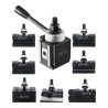 Quick Change Tool Post Set 8 PCS Lathe-værktøjsholdere til 6 "-12" Mini drejebænk