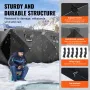 Portable Ice Shelter, 6-8 Person Pop-Up Ice Fishing Tent, 70 Square Feet Fishable Area, Ice Shanty for Winter Fishing, Waterproo