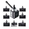 Quick Change Tool Post Set 8 PCS Lathe-værktøjsholdere til 10 "-15" Mini drejebænk