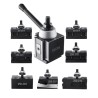 Quick Change Tool Post Set 8 PCS Lathe-værktøjsholdere til 10 "-15" Mini drejebænk