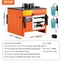 Benchtop elektrisk armeringsbøjning, 1700 W kraftig hydraulisk