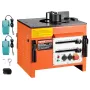 Benchtop Electric Rebar Bender, 1700W Heavy-duty Hydraulic Rebar Bending Machine, 3 Bending Angle up to 1 In 8 (4-25mm) within 4
