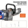 Electric Hydraulic Rebar Bender, 1000W Portable Rebar Bending Machine, Bending up to 5/8 Inch 5 (6-16mm) Rebar within 4 Seconds,