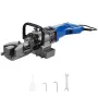 Electric Hydraulic Rebar Bender, 1000W Portable Rebar Bending Machine, Bending up to 5/8 Inch 5 (6-16mm) Rebar within 4 Seconds,