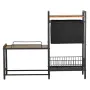 Pet Feeding Station with Storage, Elevated Dog Bowls, Raised Dog Bowl Stand, Dog Food Storage and Feeder Station with Storage Sh
