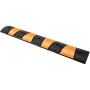 Modular Rubber Speed Bump Driveway Cable Protector Ramp 6FT with 2 Channel 185x31x5.5 cm