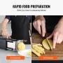 Elektrisk pommes fritesskærer, kartoffelskærer med 1/2-tommer