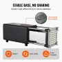 Electric French Fry Cutter, Potato Slicer with 1/2-Inch and 3/8-Inch Stainless Steel Blades, Potato Cutter Chopper w/ Anti-slip 