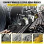 VEVOR Electric Hydraulic Rebar Bender, 1500W Portable Rebar Bending Machine, Bending up to 1 Inch 8 (10-25mm) Rebar within 4 Sec