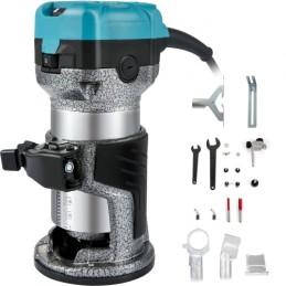 Router Tool, 710W Wood Router, Router for Woodworking with Three Router Collets, Wood Router Tool with Fixed Base, Woodworking